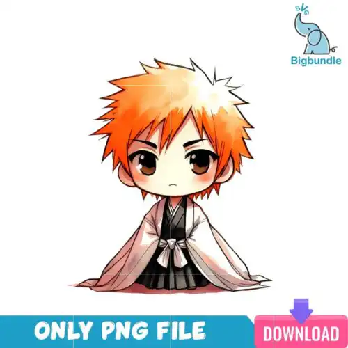 Chibi Kurosaki Ichigo Anime Characters PNG