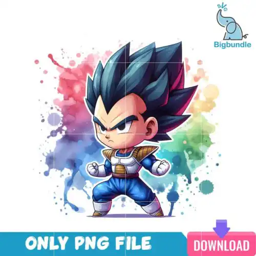 Chibi Vegeta Anime Characters PNG