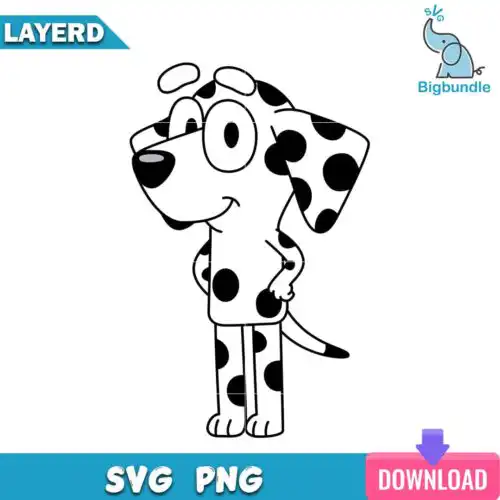 Chloe svg, bluey svg, digital download.