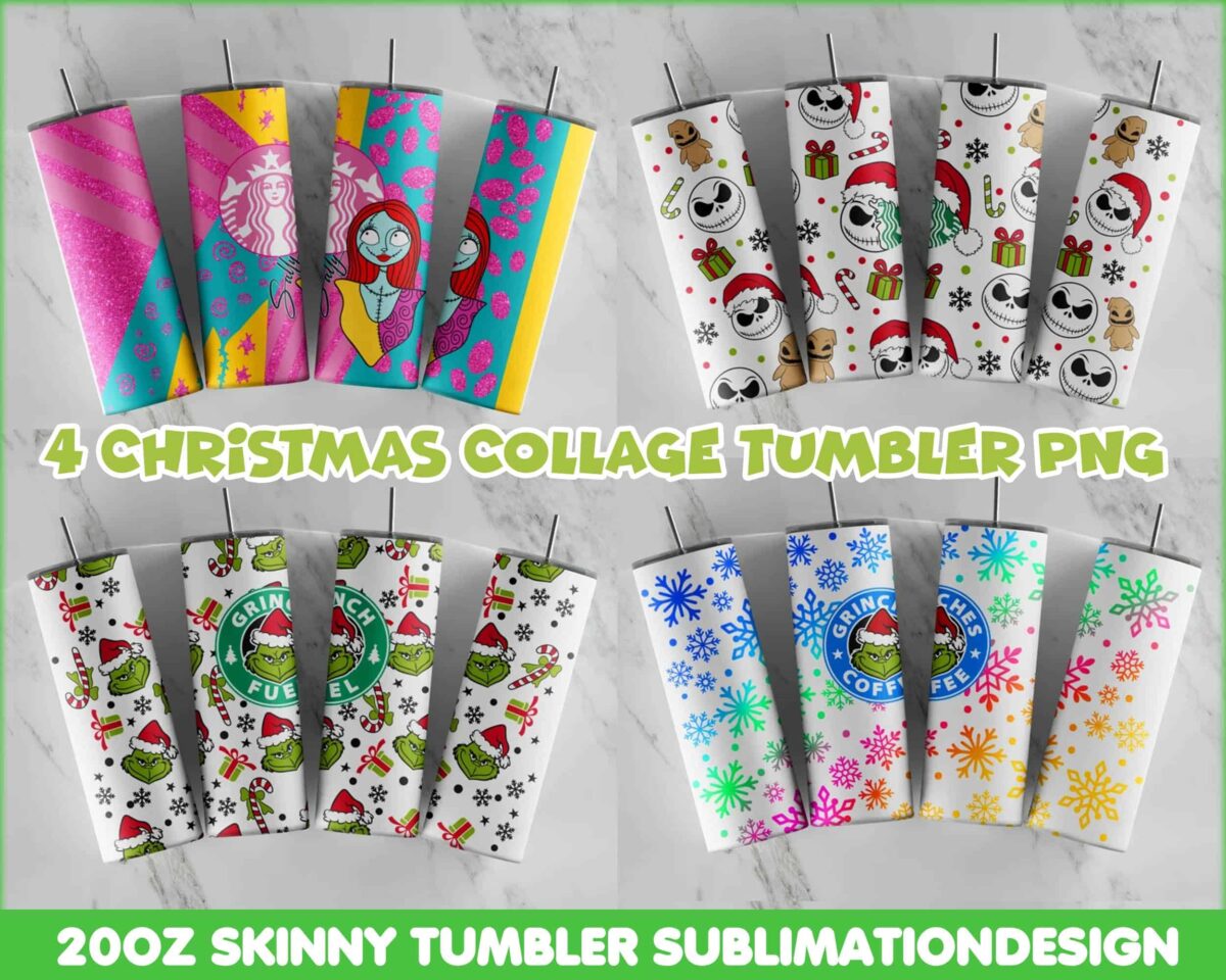 ChristmasCollageTumblerWrap5.99CRM12112203