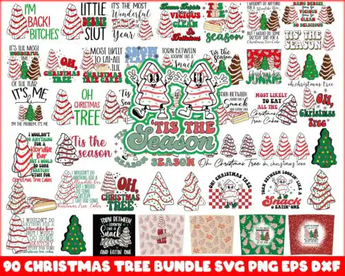 Christmascakebundlepng6.99CRM29112202.jpg 90+ Christmas Tree Cakes svg, Christmas SVG bundle, Christmas Svg png eps dxf Designs bundle, Digital files, CRM29112202