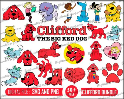 Clifford svg bundle - Digital download