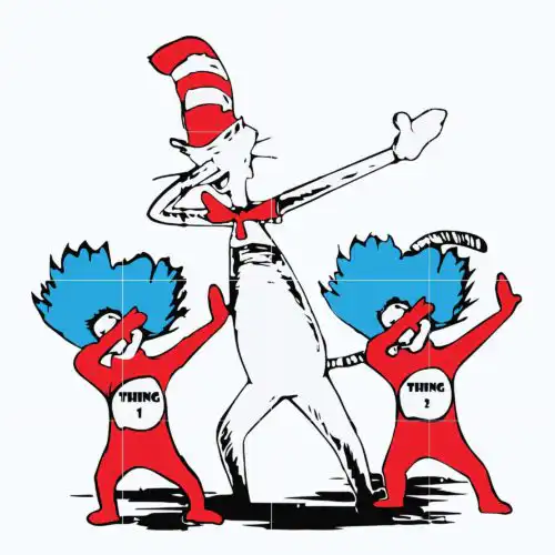 Dr seuss dabbing SVG, Dr seuss svg, png, dxf, eps digital file