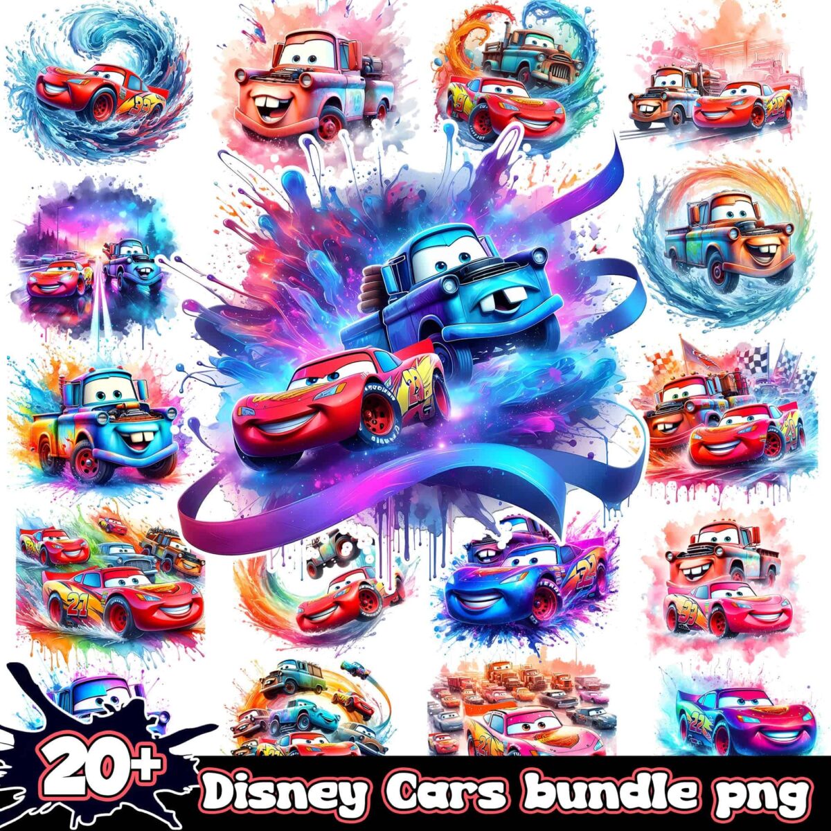 DisneyCarspngbundle