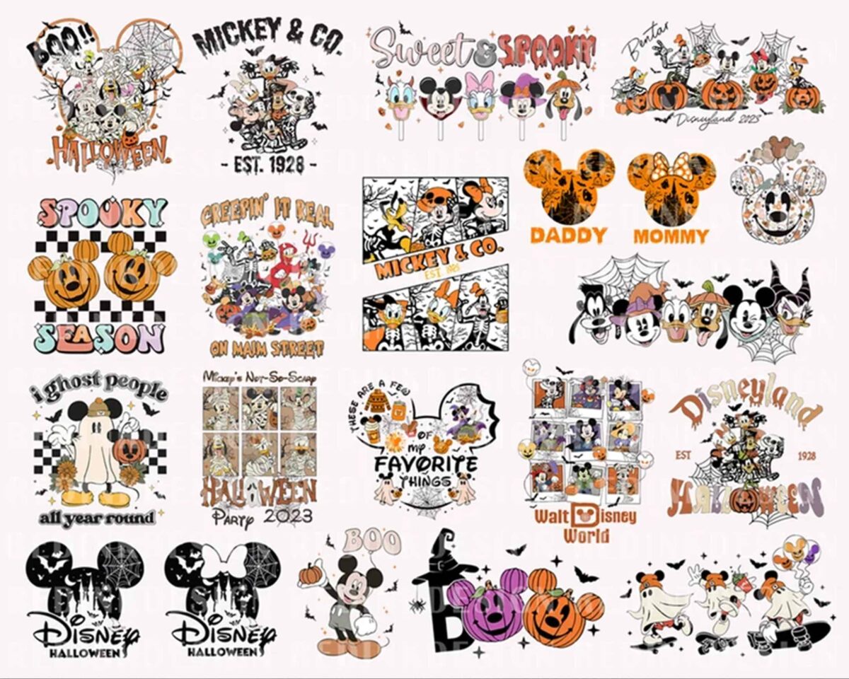 DisneyHalloweenPNGBundle