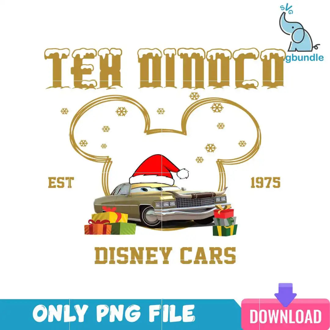 disneycarchristmas_28.png Disney Cars Tex Dinoco PNG