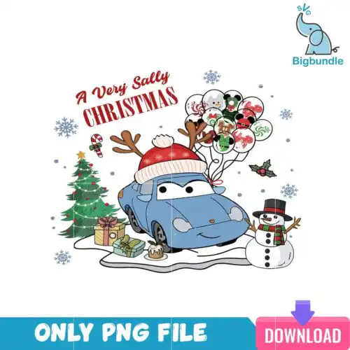 Disney Cars A Very Sally Christmas PNG