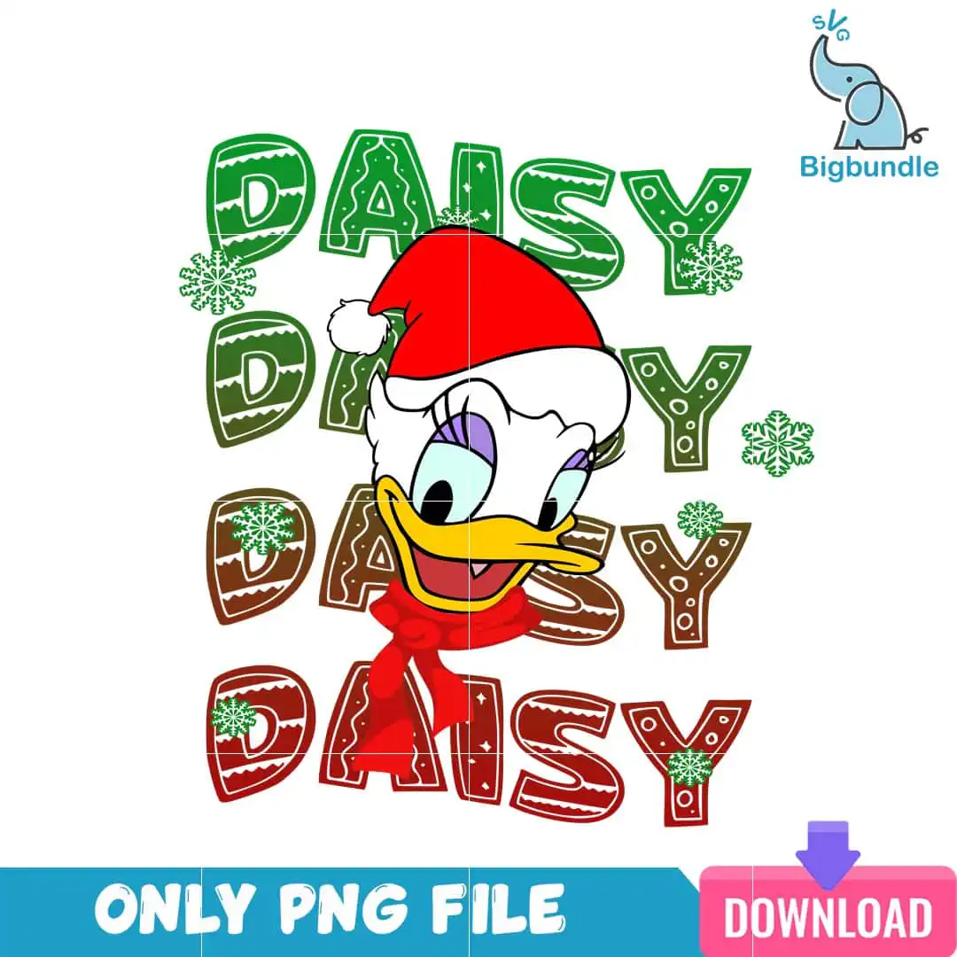 Disney Daisy Santa PNG