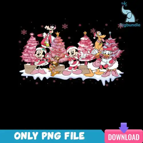 Pink Christmas PNG