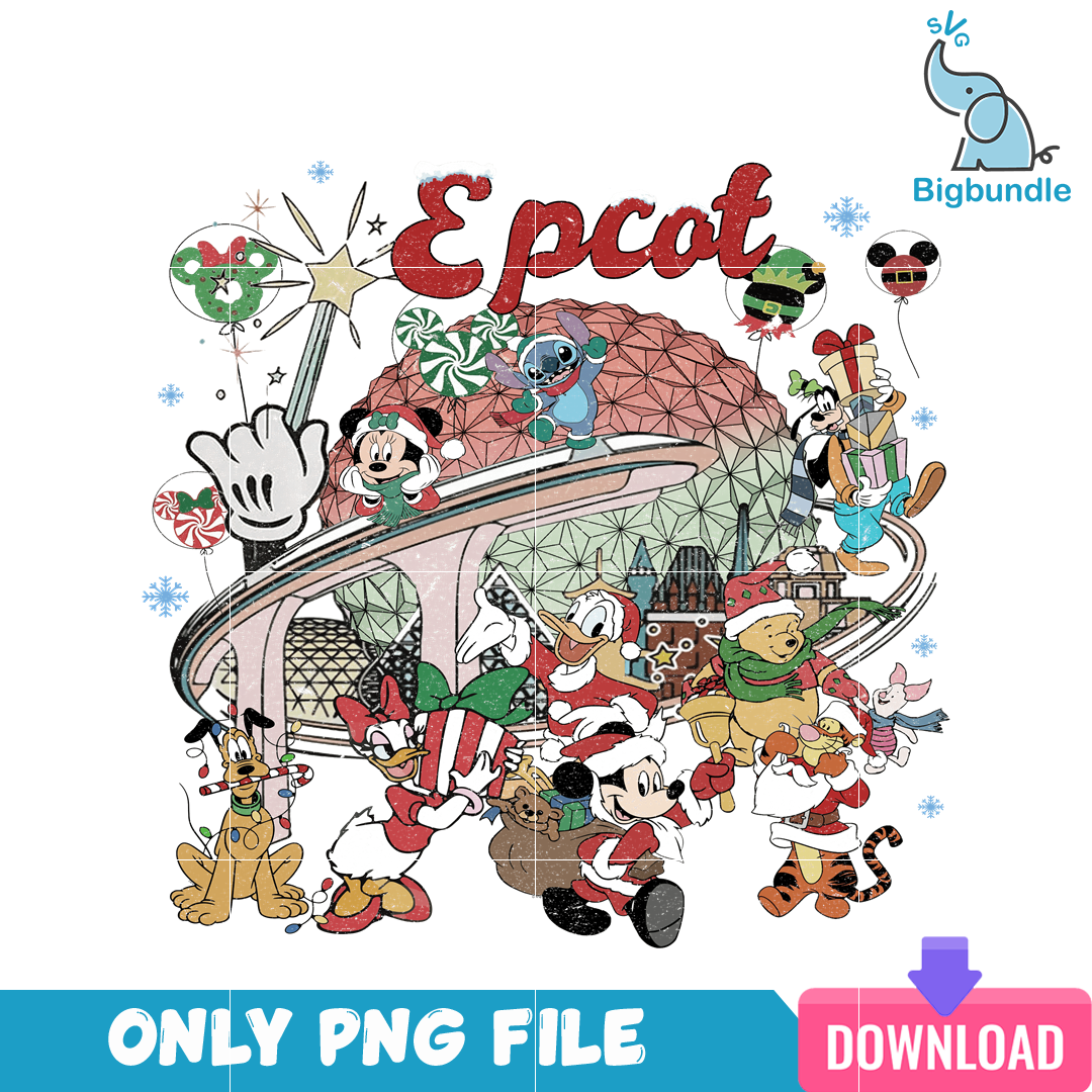 Disney Epcot Christmas PNG