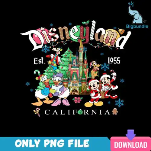 Disneyland EST 1955 California PNG
