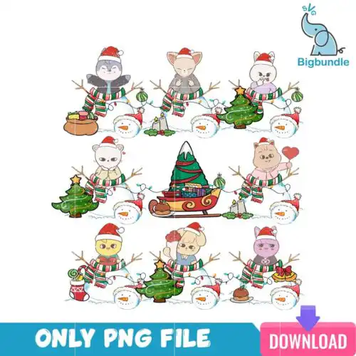 Skzoo Christmas PNG