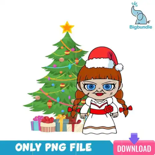 Chibi Annabelle Merry Christmas PNG