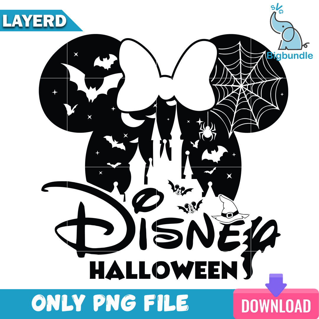 Disney minnie mouse Halloween, halloween png, Instant download.