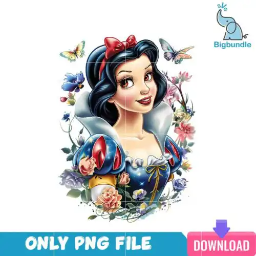 Disney Princess Snow White Flower PNG