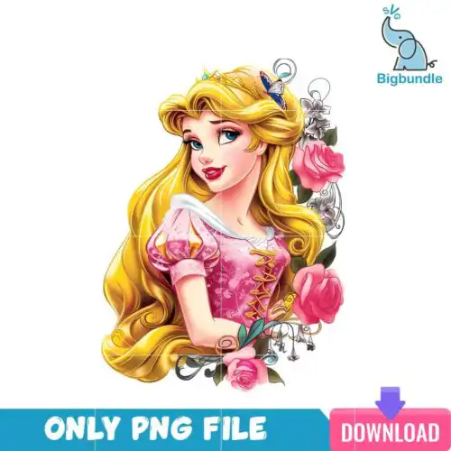 Disney Princess Aurora Flower PNG