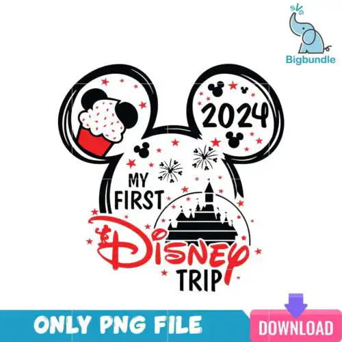 My First Disney Trip Mickey Themed PNG