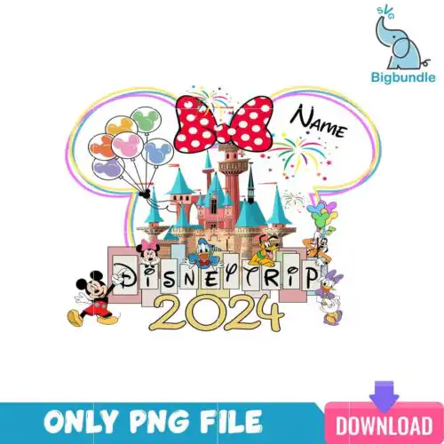 Family Trip 2024 Disneyland PNG