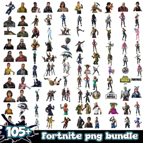 Fortnite Bundle 105+ PNG
