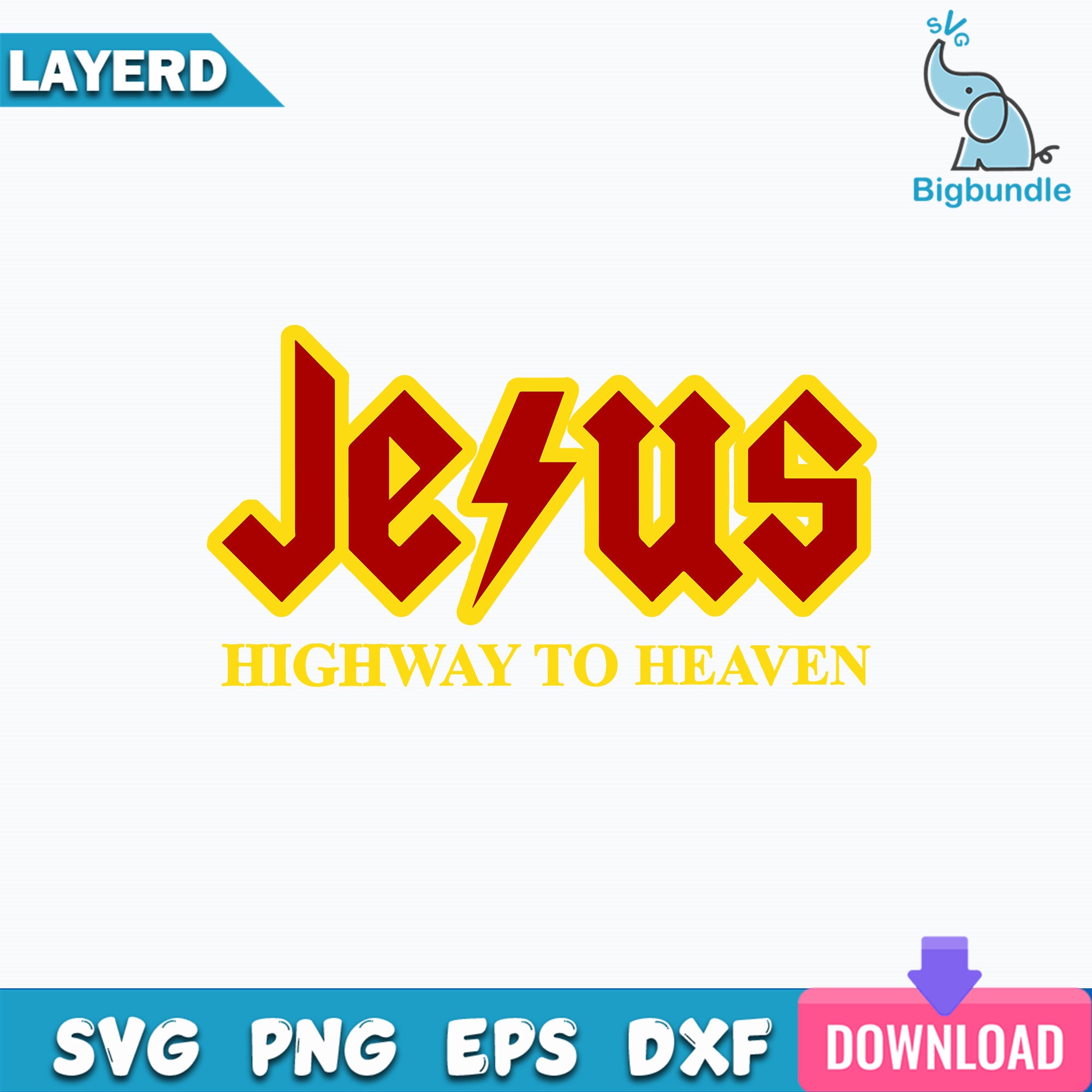 Jesus is my Highway to Heaven Svg, Jesus SVG, Christian T-shirt svg, Instant Download
