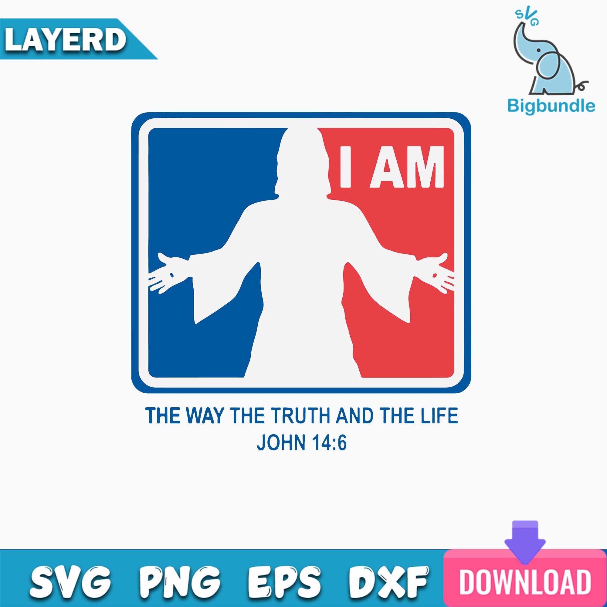 Funny Jesus Svg, The Way Truth And The Life Svg, Cool Jesus SVG