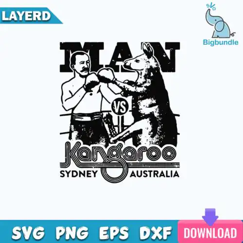 Funnyquotes_1210.jpg Man kangaroo Sydney Australia Svg, Kangaroo Boxing Svg