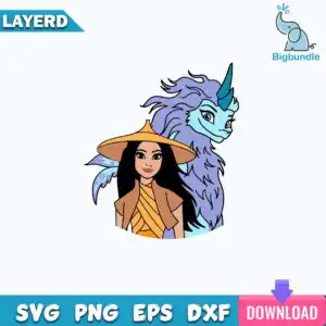 funnyquotes_1582.jpg Stylized illustration of a young woman in a yellow conical hat beside a blue-violet horned creature with a flowing mane