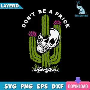 funnyquotes_1696.jpg Black, white, olive green, magenta and sky blue Halloween badge with a skull, saguaro-style cactus and pink flowers.