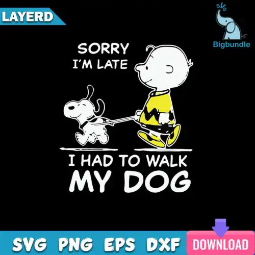 I Had To Walk My Dog PNG