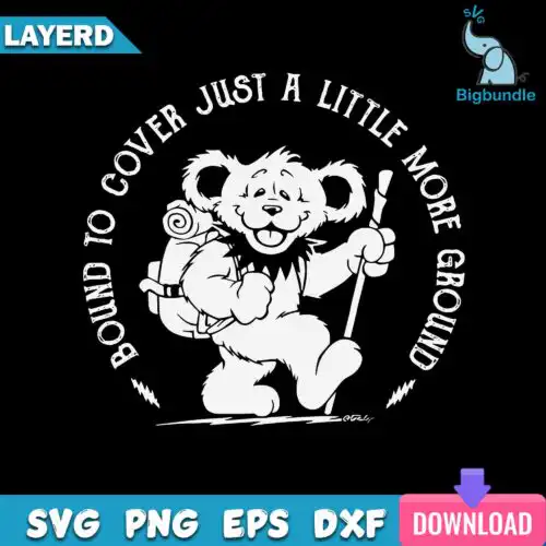 Bound To Cover Just A Little More Ground Svg