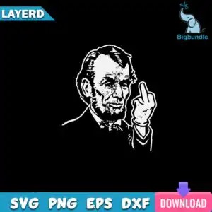White line-art portrait of a bearded man in a dark suit and bow tie, one hand raised, on a black background