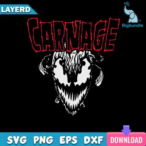 Carnage Venom SVG, Venom SVG, Carnage SVG