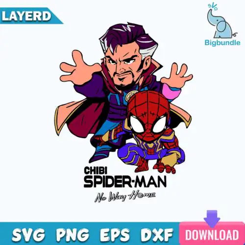 Chibi Spider-man No Way Home Svg, Avenger Svg