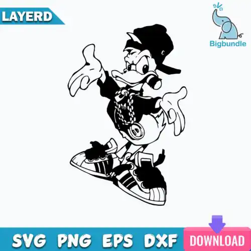 Cool Daffy Duck Svg, Duck Svg, Animal Svg