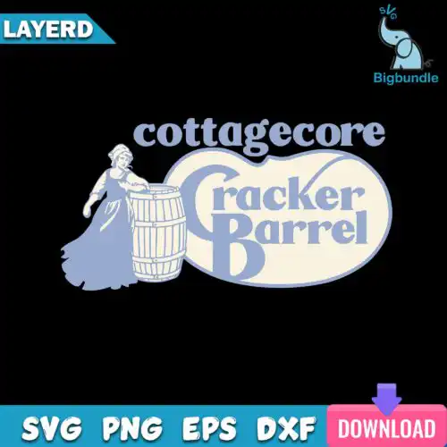 Cottagecore Craker Barrel Svg, Craker Barrel Svg