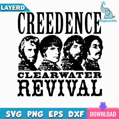 Creedence Clearwater Revival Fortunate Son Svg, Fortunate Son Svg