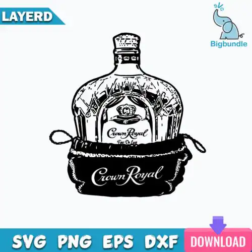 Crown Royal Svg, Crown Royal Whiskey Svg