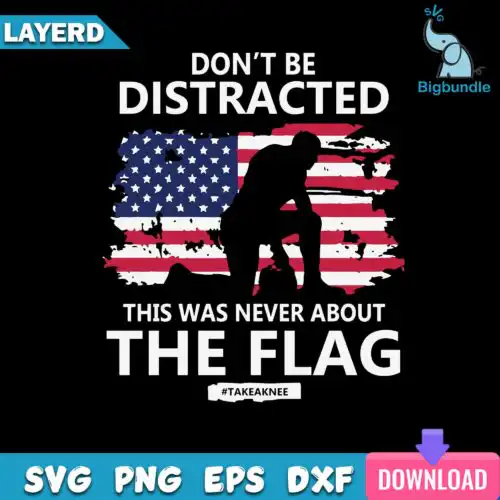 Don't Be Distracted This Was Never About The Flag Svg, Flag Svg