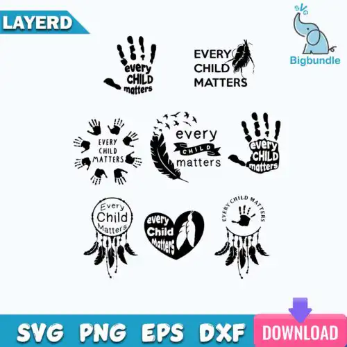 Every Child Matters Svg, Children Svg, Hand Svg
