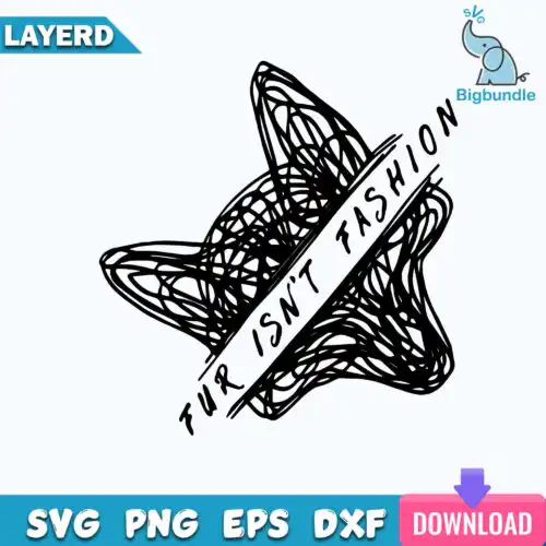 Fur Isn't fashion Svg, Funny Quotes Svg