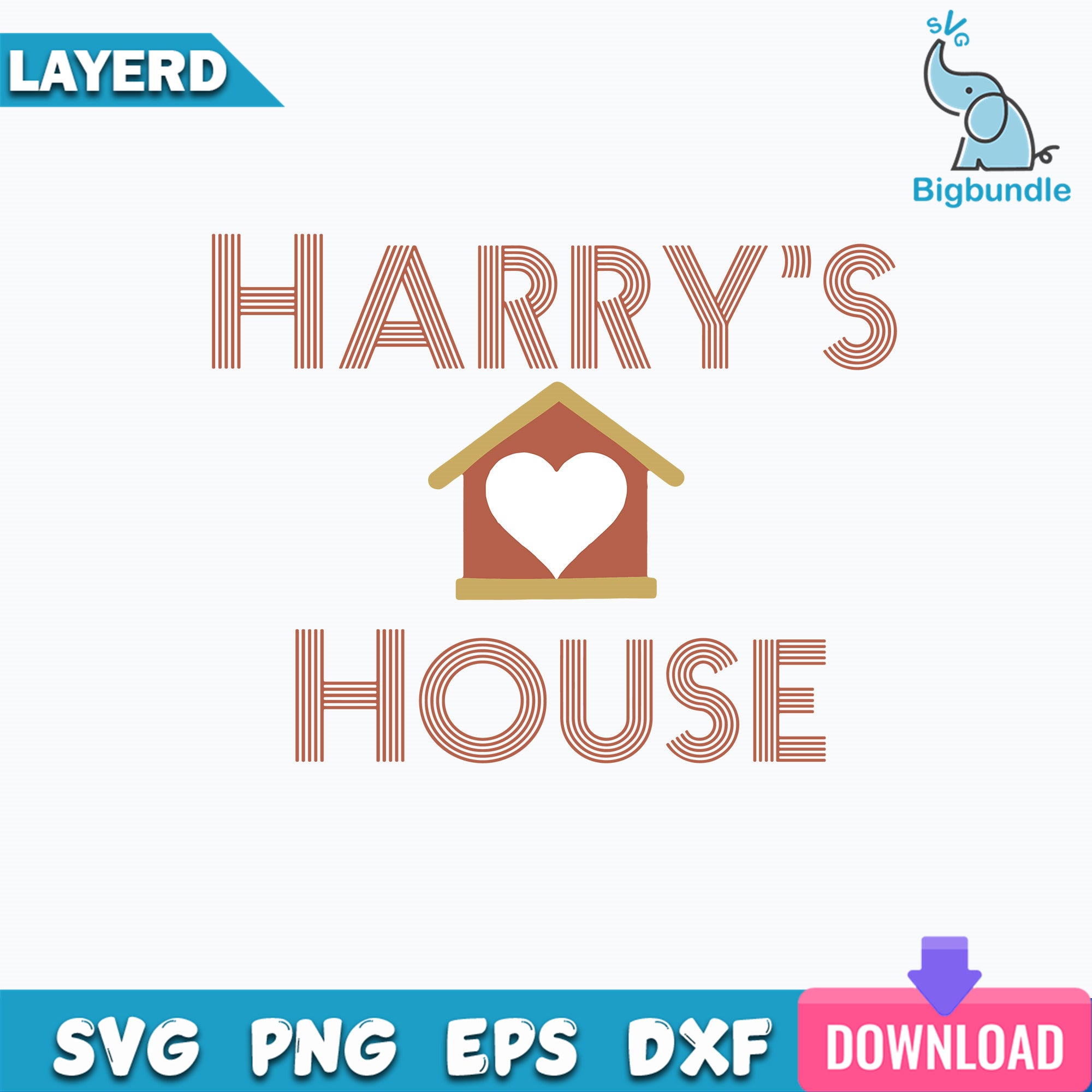 Harry's House Svg, Harry Style Svg, House Svg