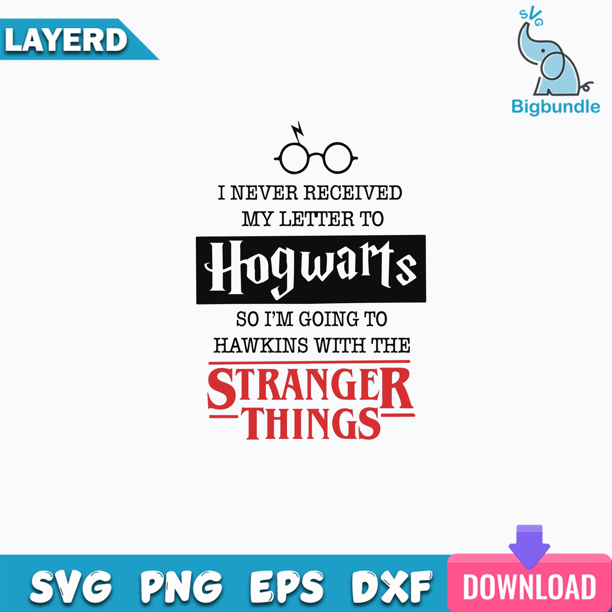 Hogwarts stranger things SVG, Stranger things svg