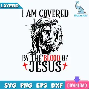 funnyquotes_738.jpg Religious typographic illustration with half Jesus wearing crown of thorns and half lion head