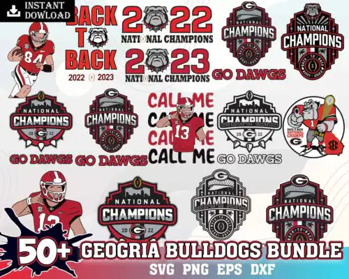 50+ Georgia-Bulldogs Svg, Georgia-Bulldogs Football Team svg, N C A A Football Svg, Back to Back Uga National Championship SVG file! Back To Back with the Ga Bulldog, digital download