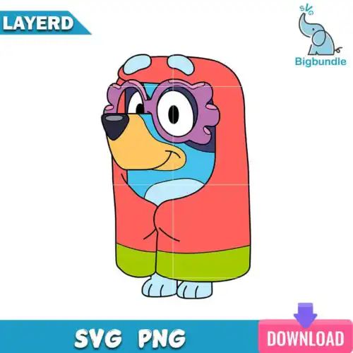 Granny Janet svg, bluey svg, digital download.