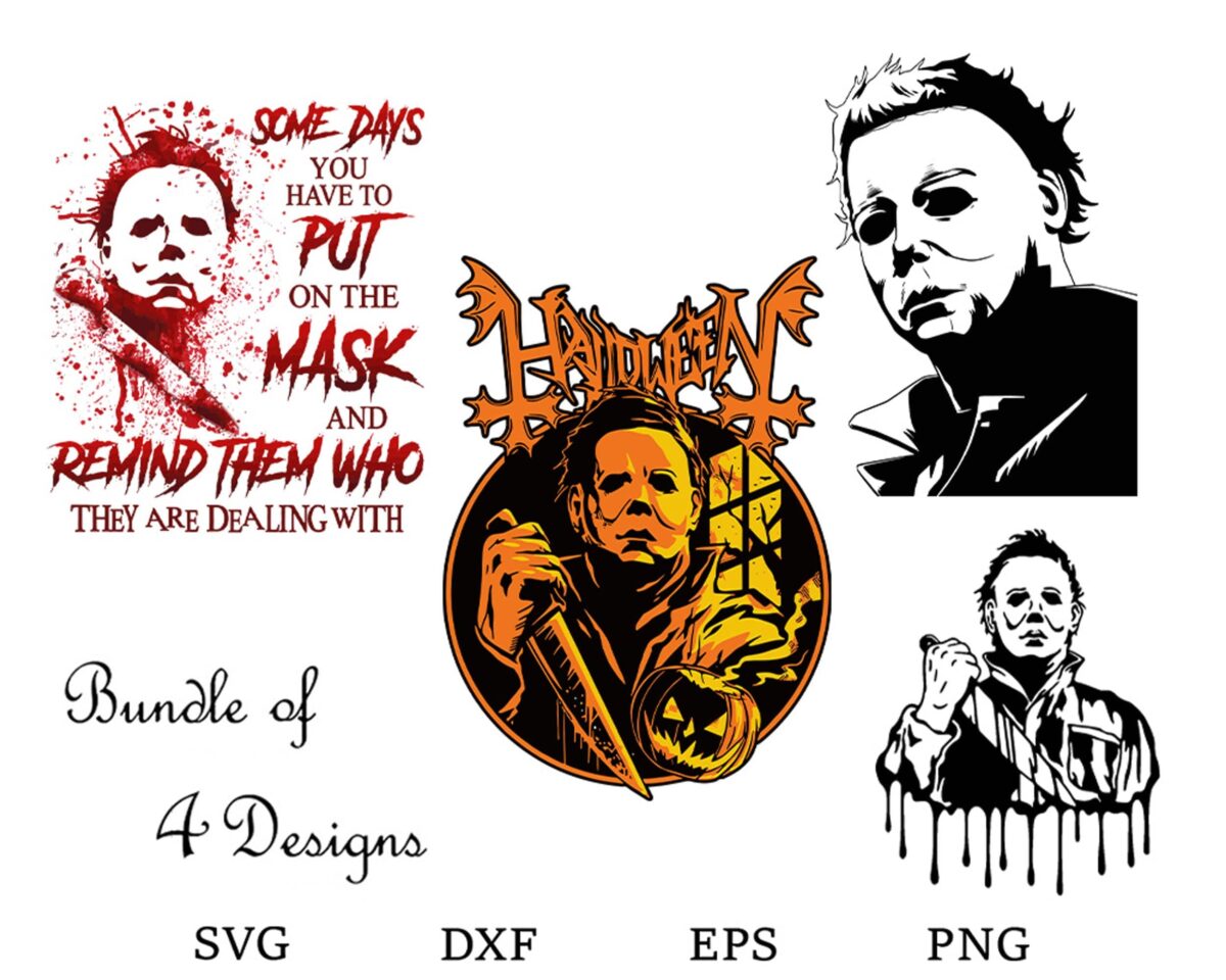 HalloweenMichaelMyersSVGBundle