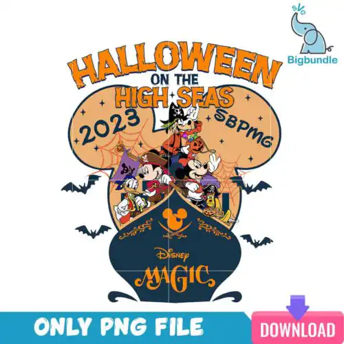 Halloween on the High Seas 2023, halloween png, Digital download.