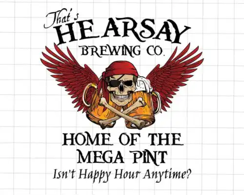 Johnny Depp SVG File, Hearsay Brewing Company Svg