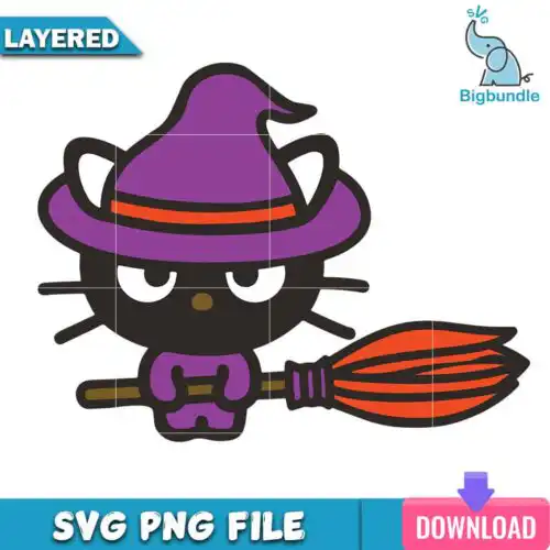 Chococat halloween, halloween png, svg, Digital download.