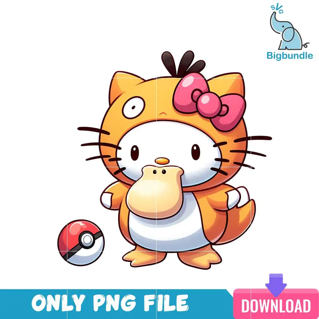 kittycartoon2_15.png Spyduck Pokemon Hello Kitty PNG